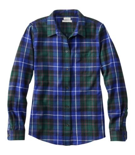 Women's Scotch Plaid Flannel Shirt, Relaxed